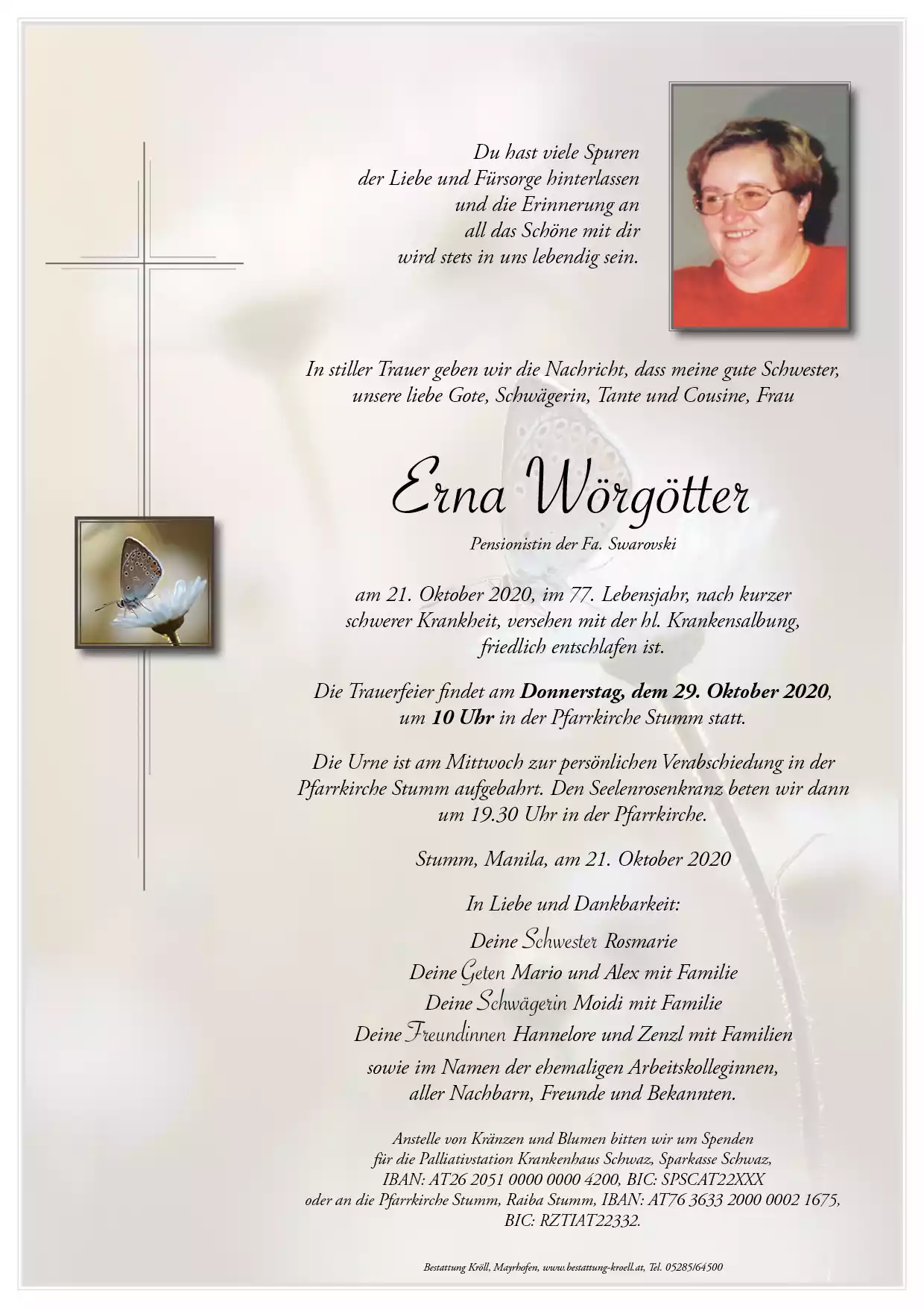 Parte von Erna Wörgötter